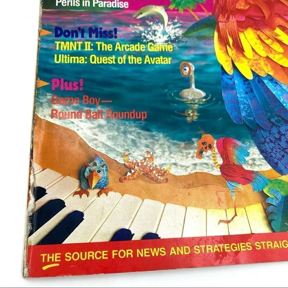 Nintendo Power Magazine Vol. 21 Star Tropics Peril's W/ Metalstorm Poster 1991